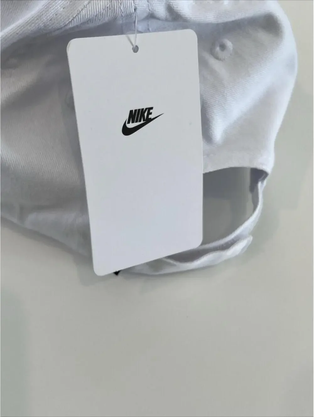 Unisex Child Nike Logo Swoosh Cap Adjustable Hat White 4-7